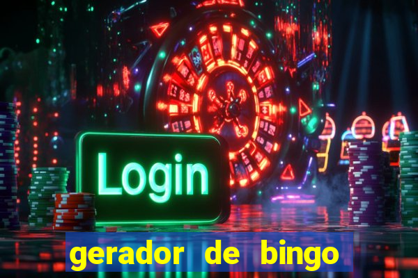 gerador de bingo cha de bebe